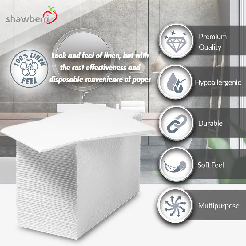 Shawberri Premium Soft Linen-Like Napkins